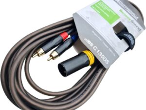 CABLE BS DE AUDIO 2RCA A CANON MACHO