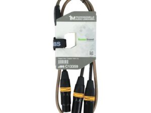 CABLE DIVISOR 1 XLR HEMBRA A 2 XLR MACHO