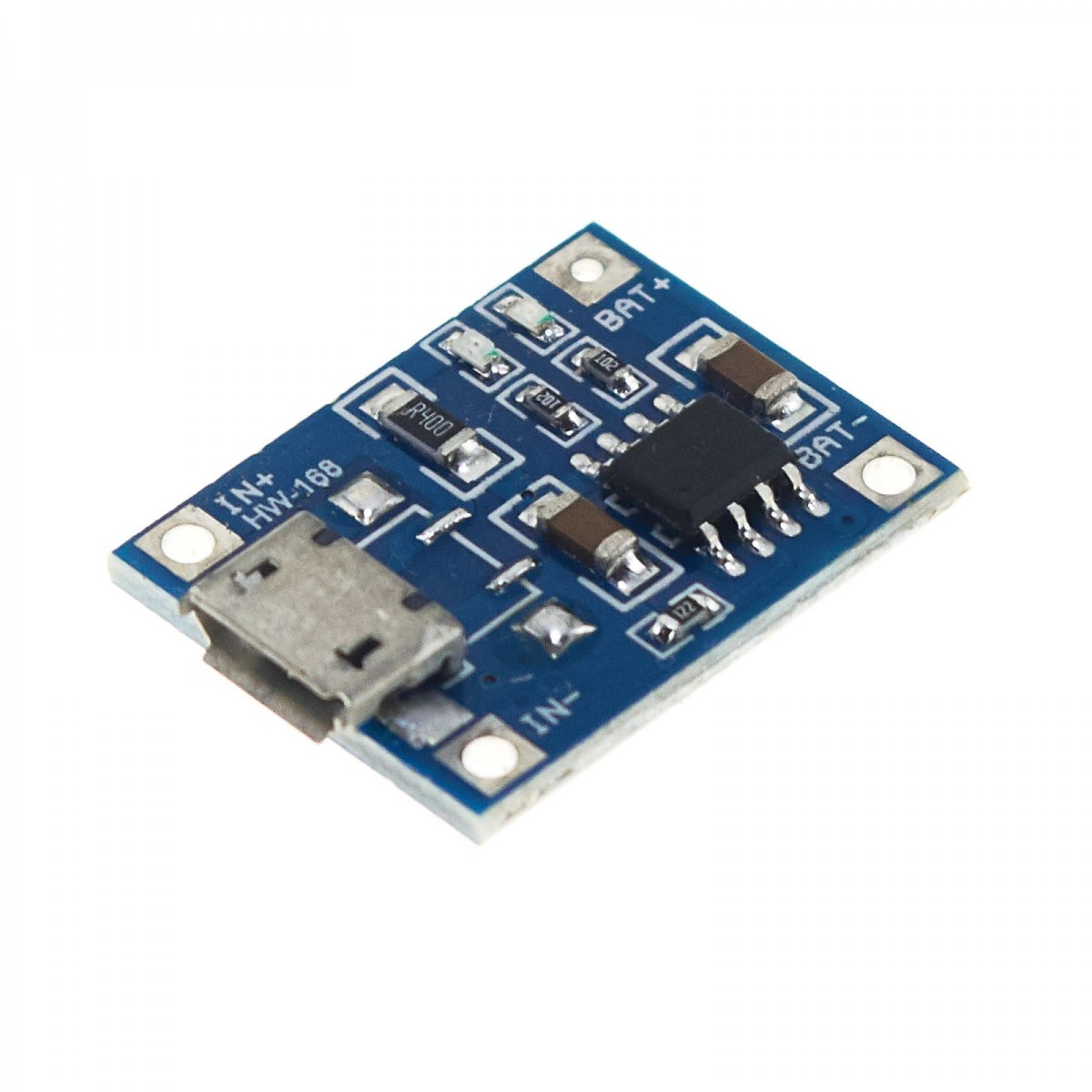 MODULO DE CARGA 18650 MICRO USB V8 5V-1A