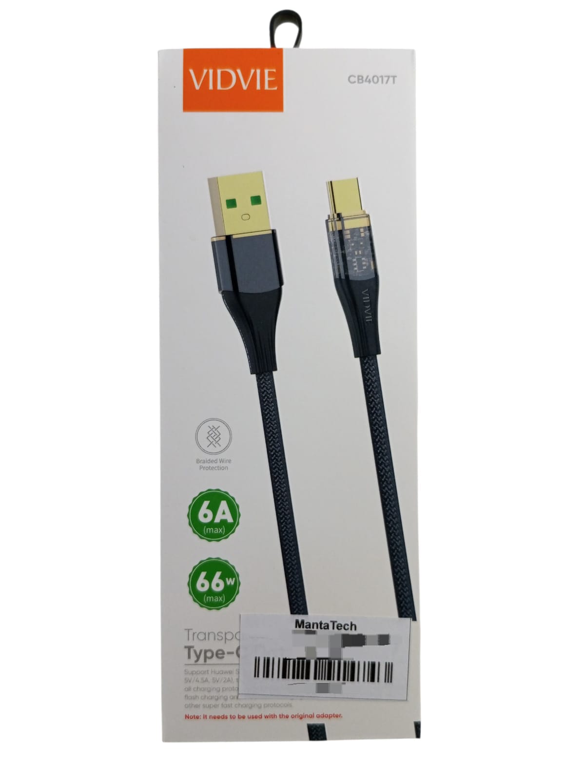 CABLE DE DATOS/CARGA RAPIDA TIPE C