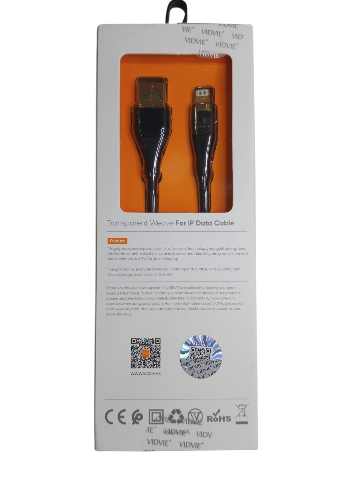 CABLE LIGHTNING / USB CON HILO - Image 2
