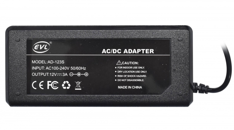 ADAPTADOR AC/DC INTEL. FIJO 12V 3A