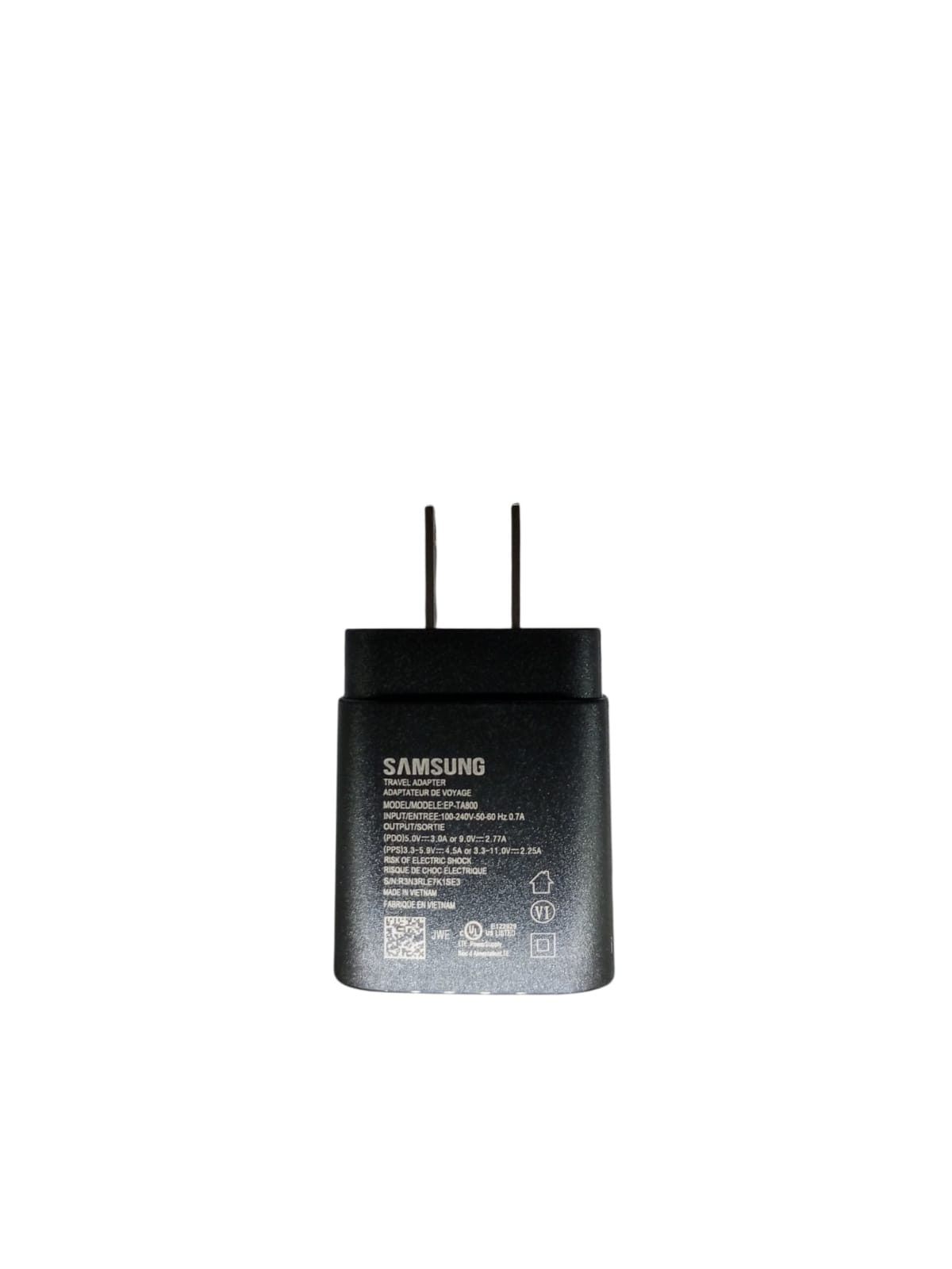 CARGADOR 25WATTS TIPO C SAMSUNG (BASE)