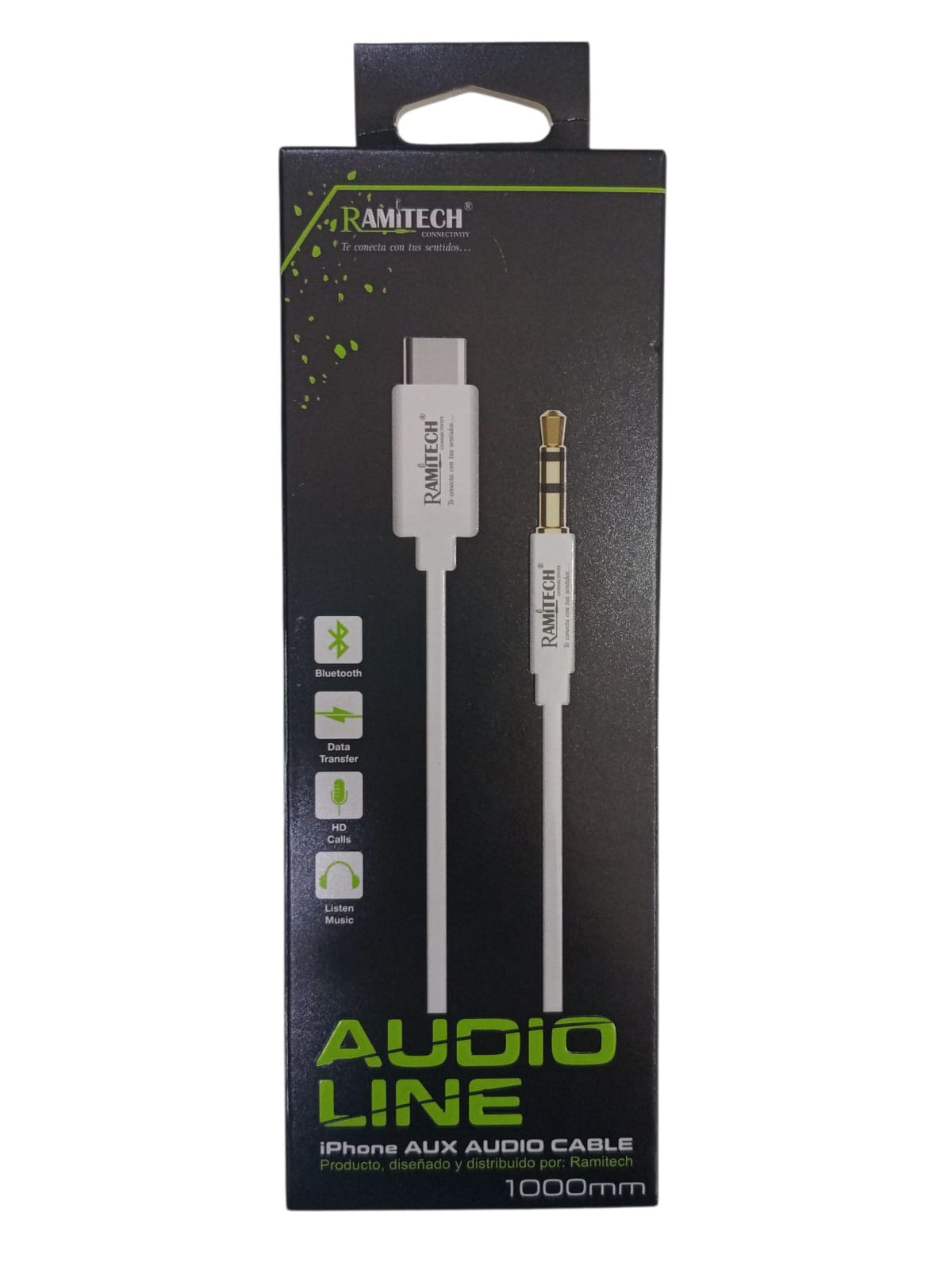 CABLE DE AUDIO AUX/TIPO C 1M