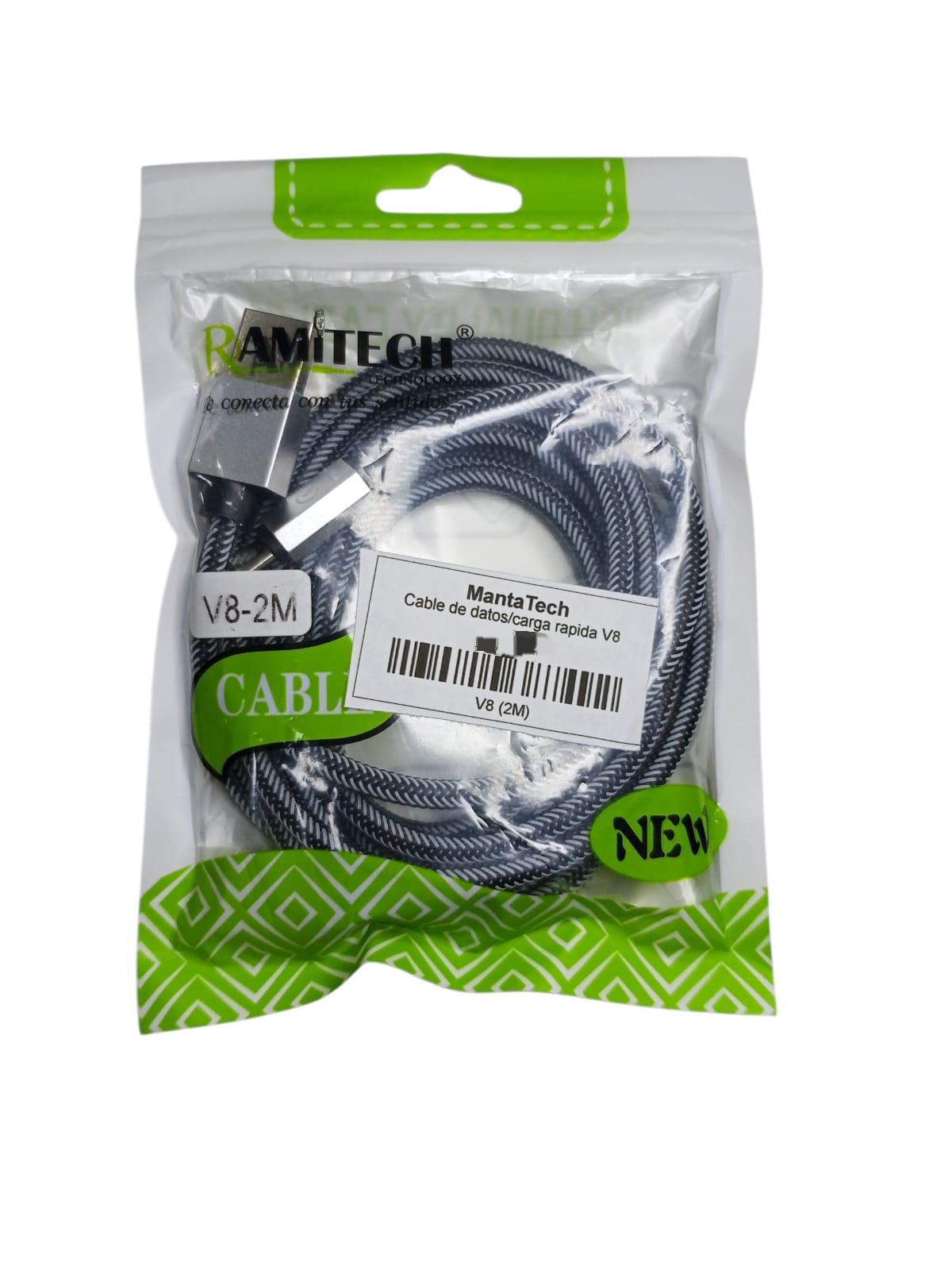 CABLE DE DATOS/GARGA RAPIDA V8