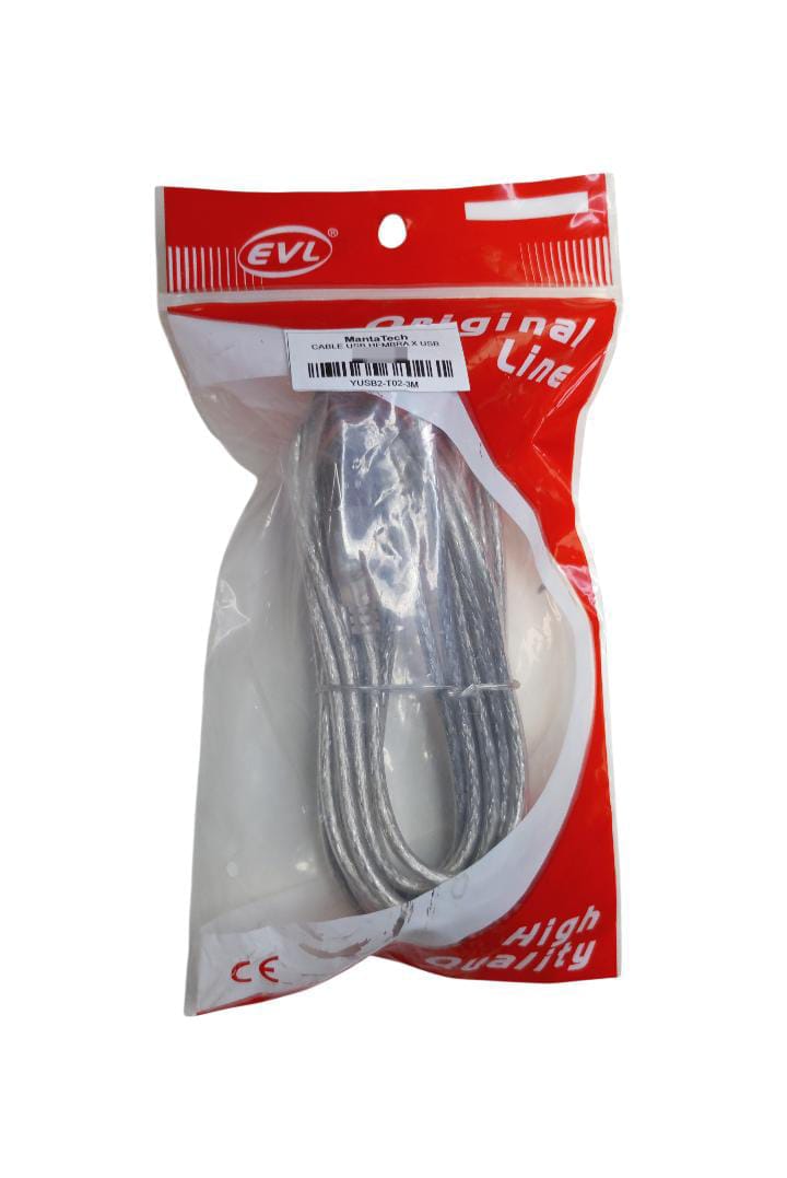 CABLE USB HEMBRA X USB