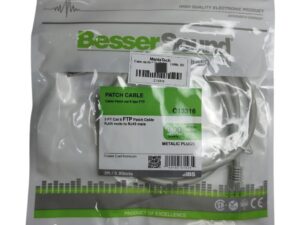 CABLE DE RED RJ-45 CAT6 0.9MTS. BS METAL