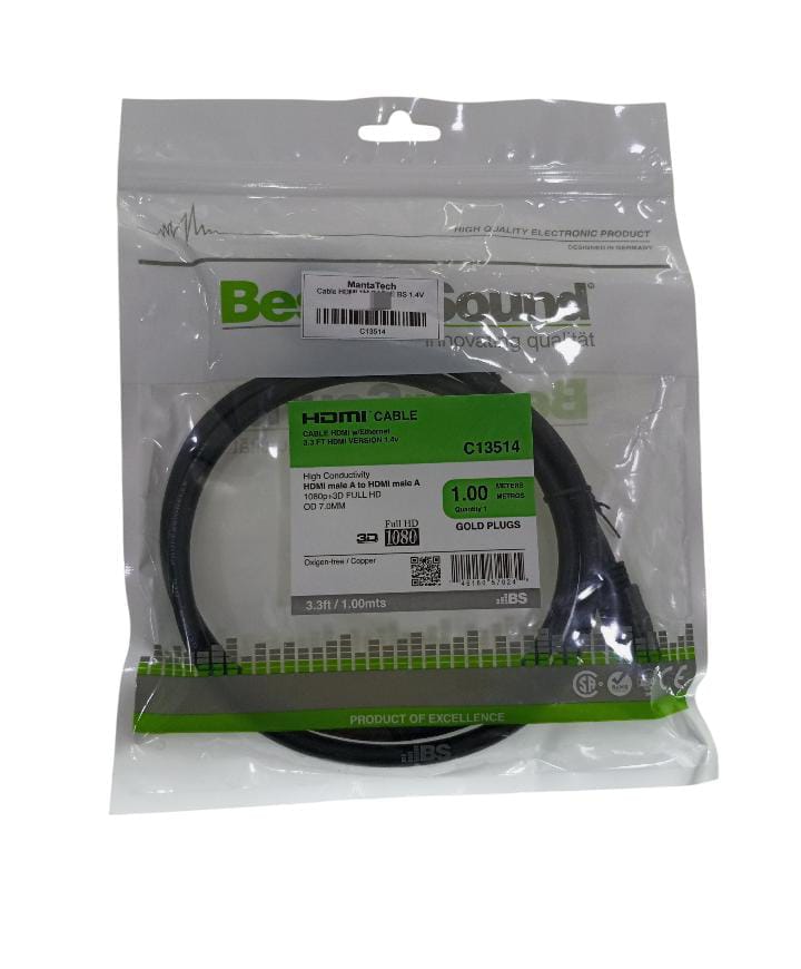 CABLE HDMI 1M CABLE BS 1.4V